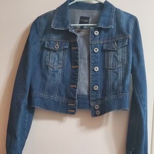 🦄 Highway Cropped Jean Jacket